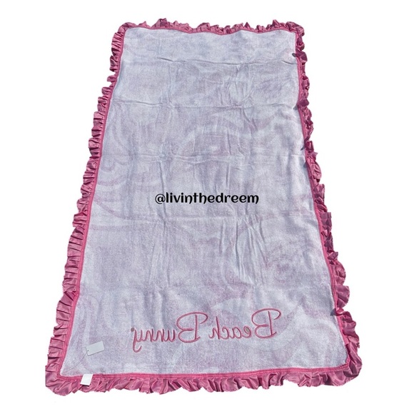 Beach Bunny Pink Swirl Heart Multi Beach Towel - Picture 7 of 7